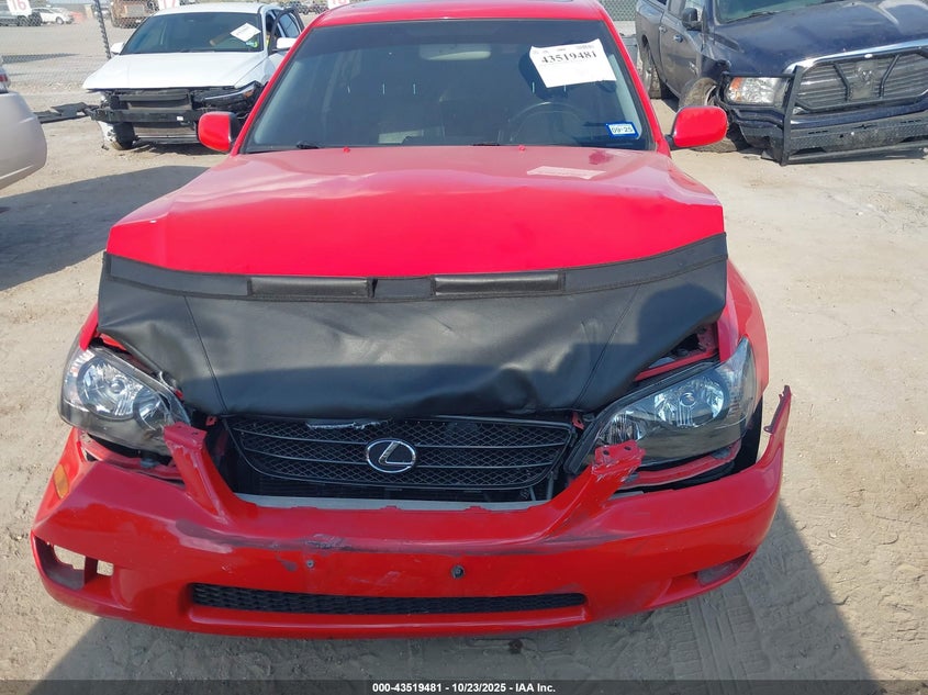 2004 Lexus Is 300 VIN: JTHBD192640081419 Lot: 43519481