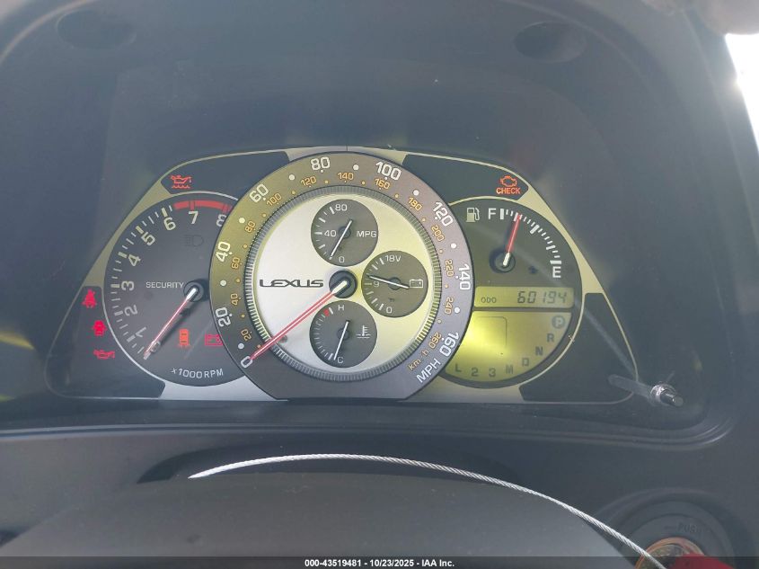 2004 Lexus Is 300 VIN: JTHBD192640081419 Lot: 43519481