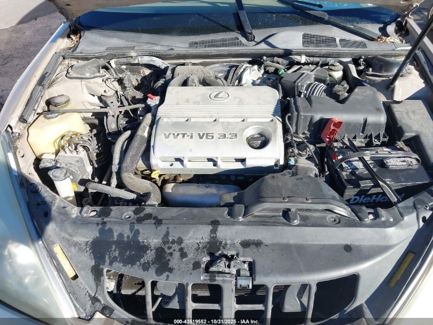 2004 Lexus Es 330 VIN: JTHBA30G045008613 Lot: 43519552