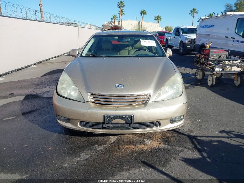 2004 Lexus Es 330 VIN: JTHBA30G045008613 Lot: 43519552