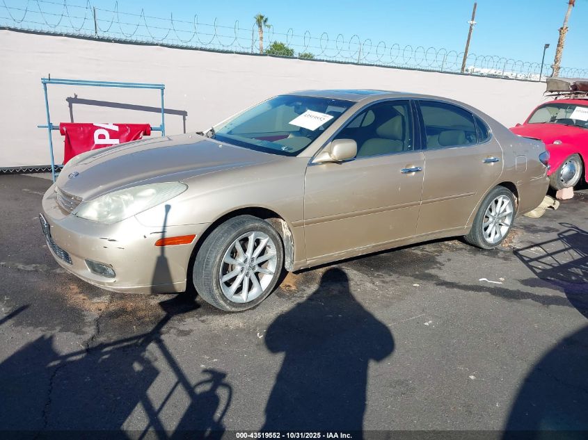 2004 Lexus Es 330 VIN: JTHBA30G045008613 Lot: 43519552