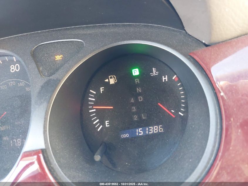 2004 Lexus Es 330 VIN: JTHBA30G045008613 Lot: 43519552