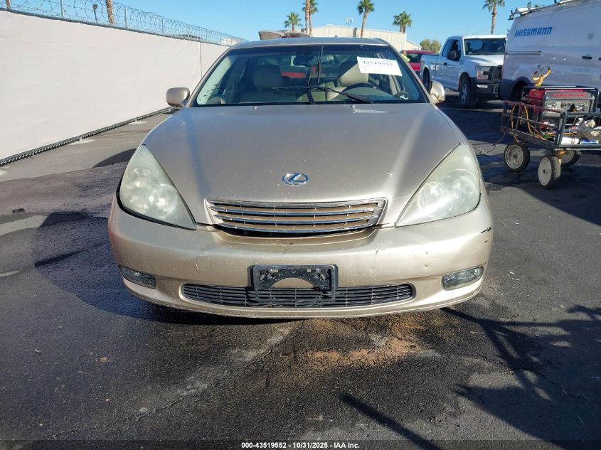 2004 Lexus Es 330 VIN: JTHBA30G045008613 Lot: 43519552