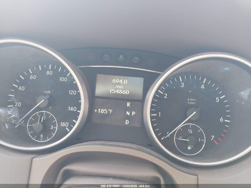 2011 Mercedes-Benz Ml 350 VIN: 4JGBB5GB4BA656007 Lot: 43519593