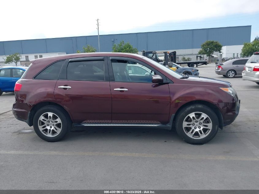 2008 Acura Mdx Technology Package VIN: 2HNYD28388H537735 Lot: 43519610