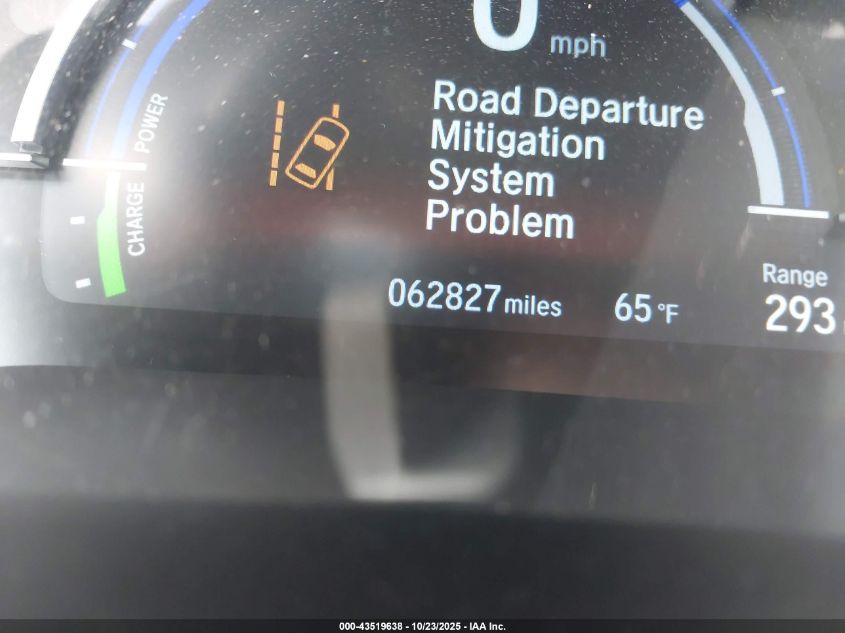 2019 Honda Clarity Plug-In Hybrid VIN: JHMZC5F16KC001861 Lot: 43519638