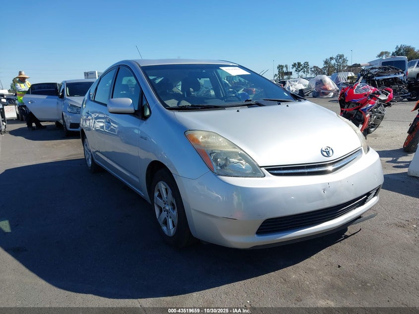 2006 Toyota Prius silver sedan hybrid JTDKB20U867058830 photo #1