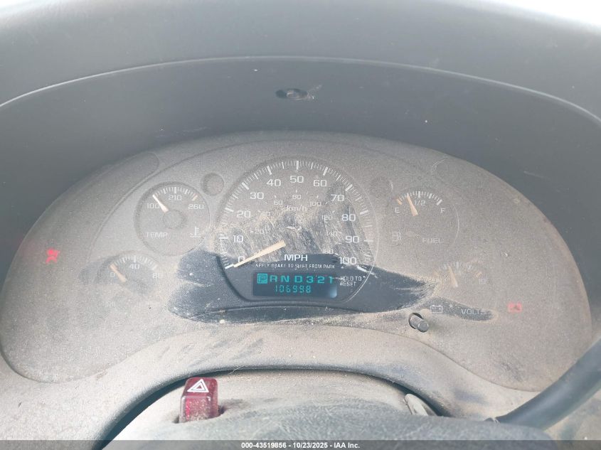 2003 Chevrolet S-10 VIN: 1GCDT19X538208735 Lot: 43519856