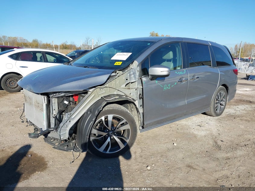 5FNRL6H87NB067599 2022 HONDA ODYSSEY photo no. 2
