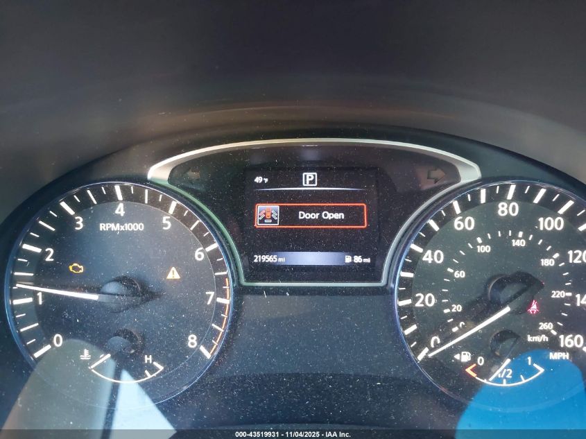 2017 Nissan Altima 2.5 Sr VIN: 1N4AL3AP2HC177562 Lot: 43519931