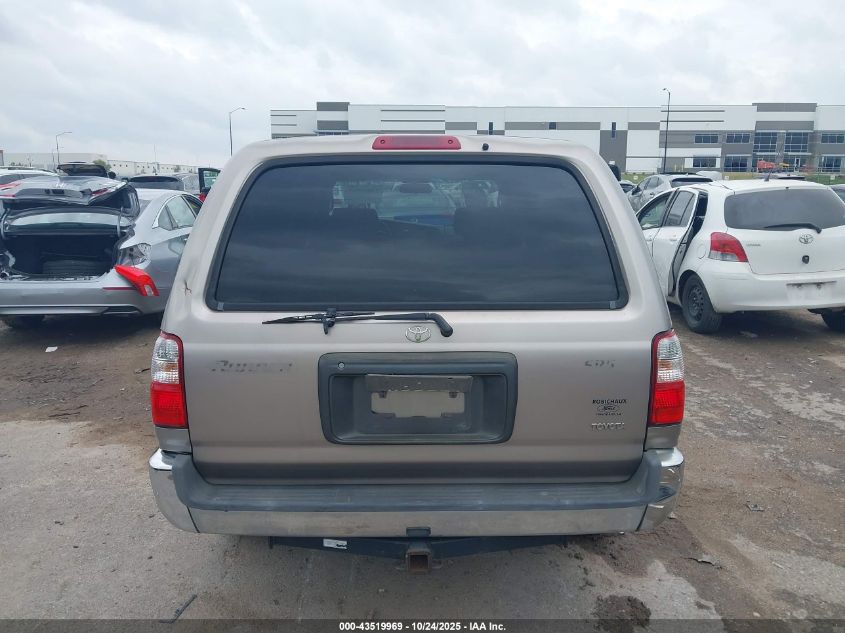 2001 Toyota 4Runner Sr5 V6 VIN: JT3GN86R810196179 Lot: 43519969