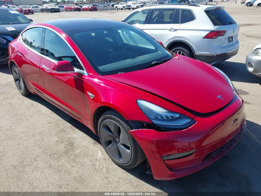 2019 TESLA MODEL 3 LONG RANGE/MID RANGE/STANDARD RANGE/STANDARD RANGE PLUS - 5YJ3E1EAXKF299006