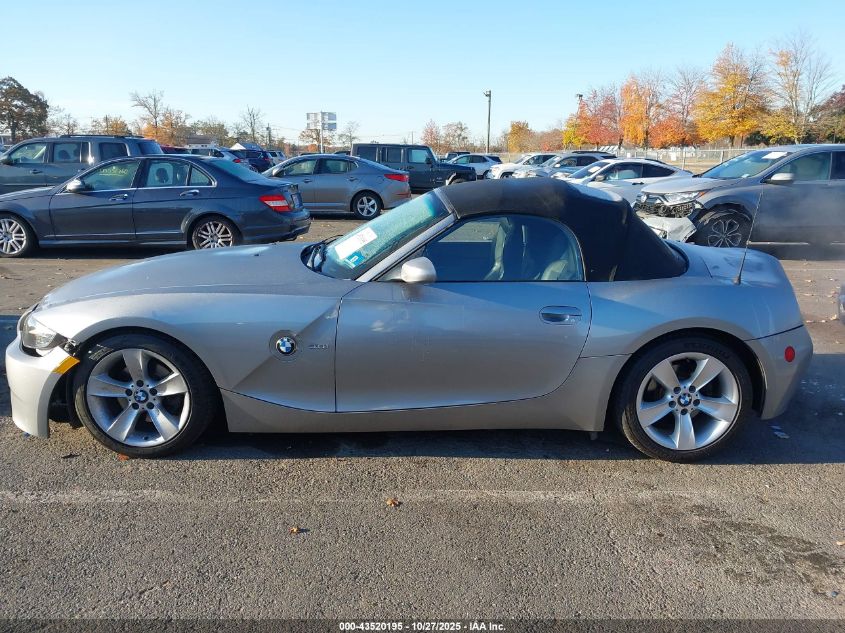 2006 BMW Z4 3.0I VIN: 4USBU33576LW66439 Lot: 43520195