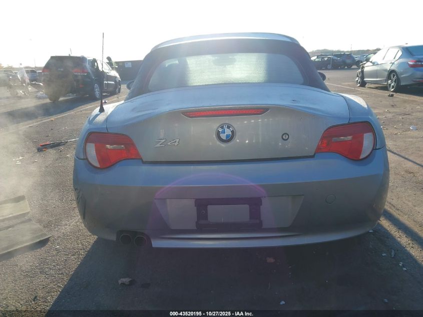 2006 BMW Z4 3.0I VIN: 4USBU33576LW66439 Lot: 43520195