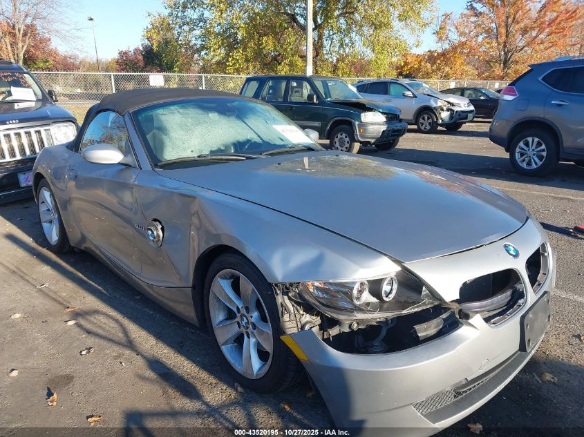 2006 BMW Z4 3.0I VIN: 4USBU33576LW66439 Lot: 43520195