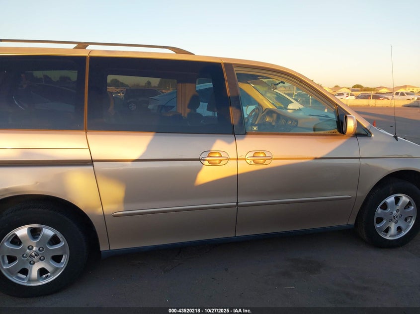 2002 Honda Odyssey Ex VIN: 2HKRL186X2H565780 Lot: 43520218