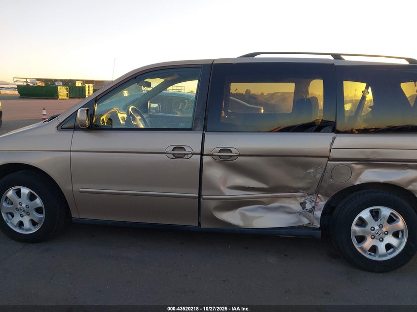 2002 Honda Odyssey Ex VIN: 2HKRL186X2H565780 Lot: 43520218