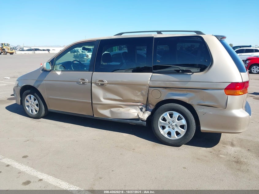 2002 Honda Odyssey Ex VIN: 2HKRL186X2H565780 Lot: 43520218