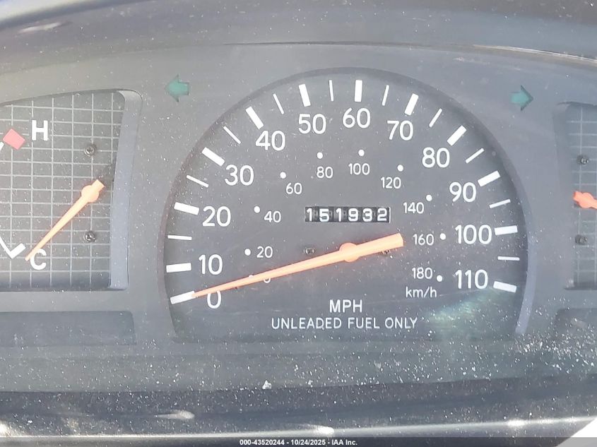 1998 Toyota Tacoma VIN: 4TANL42N4WZ126861 Lot: 43520244