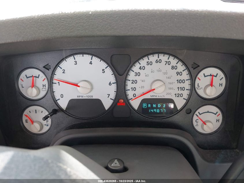 2008 Dodge Ram 1500 Slt VIN: 1D7HA16N28J180750 Lot: 43520265