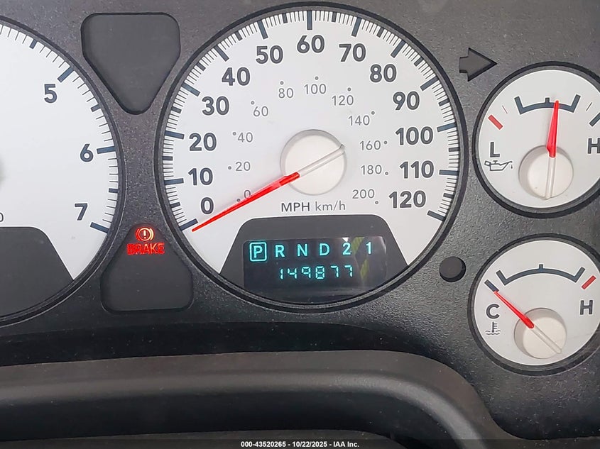 2008 Dodge Ram 1500 Slt VIN: 1D7HA16N28J180750 Lot: 43520265