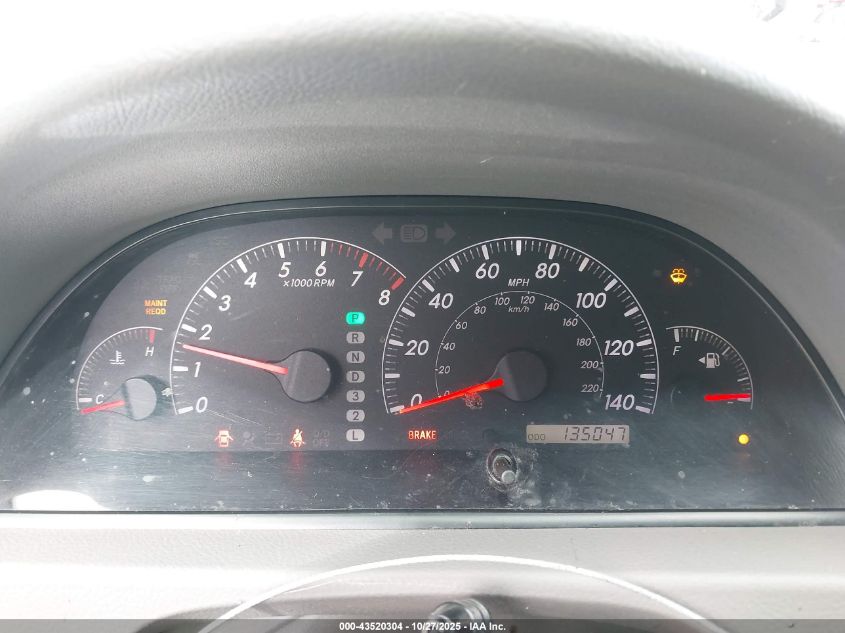 2005 Toyota Camry Le VIN: 4T1BE32K05U588505 Lot: 43520304