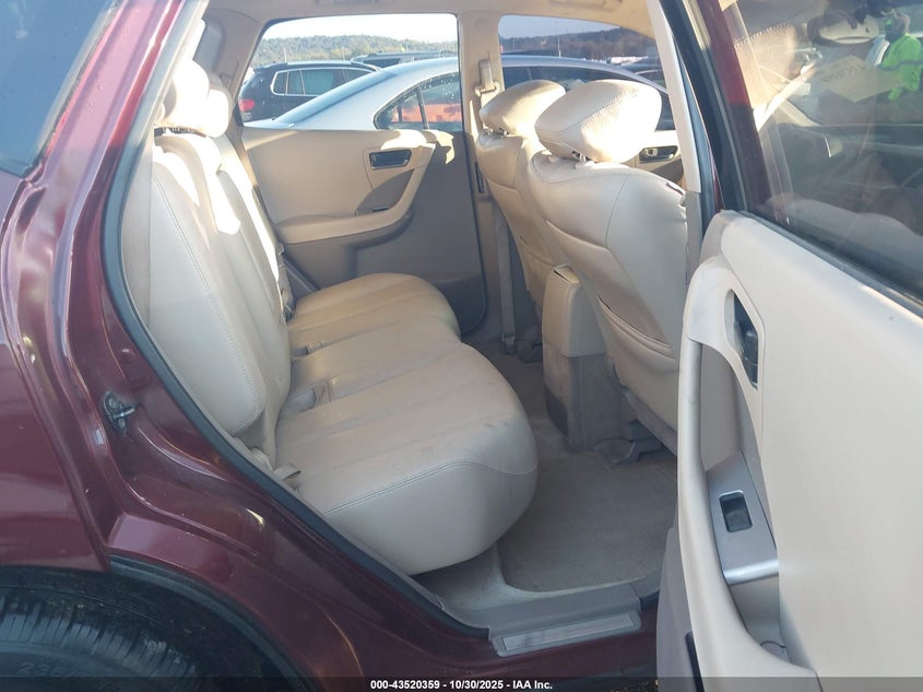2005 Nissan Murano Sl VIN: JN8AZ08T25W325959 Lot: 43520359