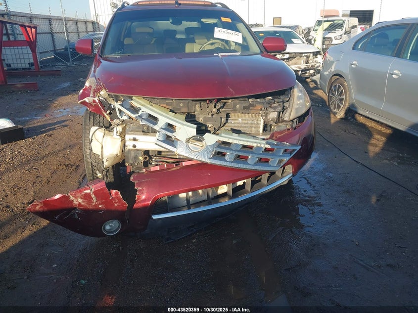 2005 Nissan Murano Sl VIN: JN8AZ08T25W325959 Lot: 43520359