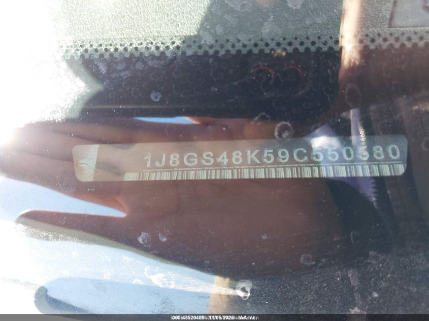 2009 Jeep Grand Cherokee Laredo VIN: 1J8GS48K59C550580 Lot: 43520489