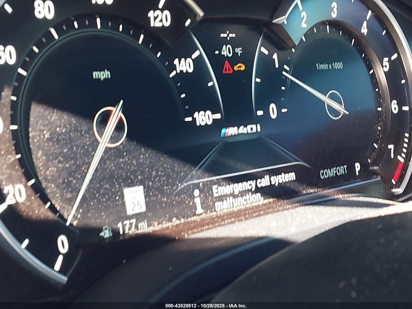 2019 BMW X4 M40I VIN: 5UXUJ5C52KLJ64160 Lot: 43520512