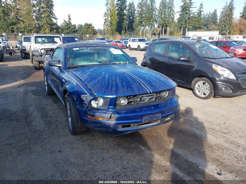 2007 Ford Mustang V6 Deluxe/V6 Premium VIN: 1ZVFT84N075334268 Lot: 43520609