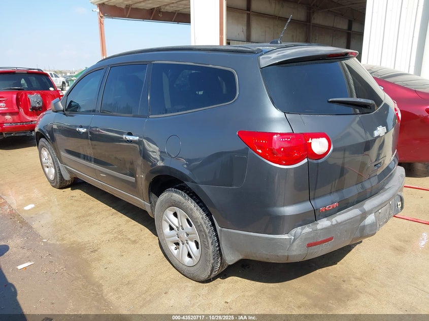 Vin: 1gnkrfed4bj119638, lot: 44015731, chevrolet traverse ls 20113