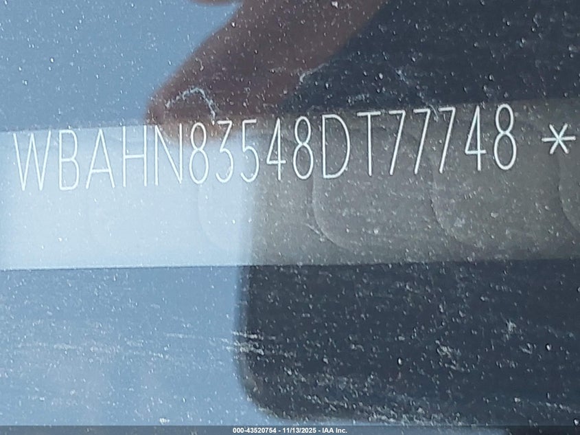 2008 BMW 750Li VIN: WBAHN83548DT77748 Lot: 43520754