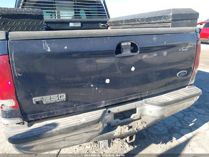 2002 Ford F-250 Lariat/Xl/Xlt VIN: 1FTNW20LX2EB86338 Lot: 43520838