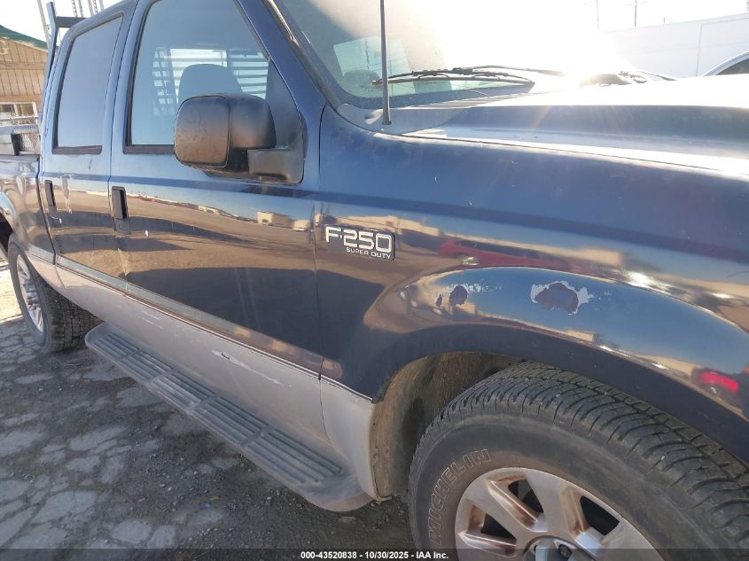 2002 Ford F-250 Lariat/Xl/Xlt VIN: 1FTNW20LX2EB86338 Lot: 43520838