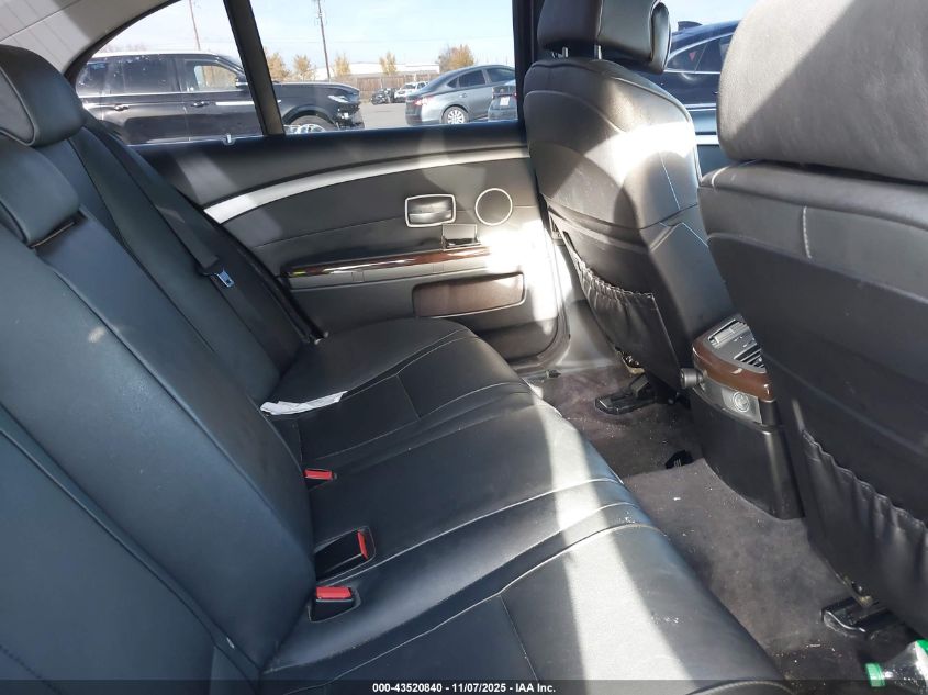 2007 BMW 750I VIN: WBAHL83517DT10254 Lot: 43520840