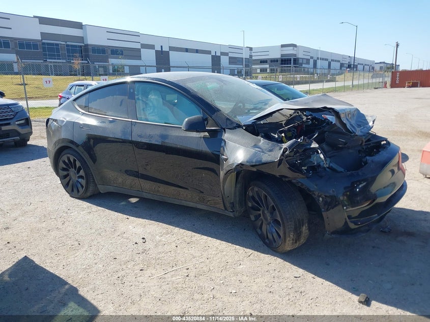 2023 Tesla Model Y Performance Dual Motor All-Wheel Drive VIN: 7SAYGDEF1PF784383 Lot: 43520884