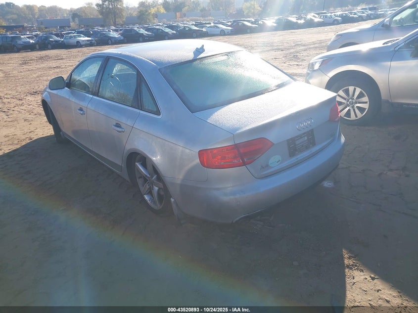 2009 Audi A4 3.2 Premium Plus VIN: WAUMK78K89A113645 Lot: 43520893