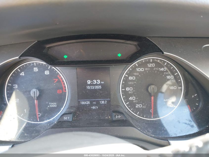 2009 Audi A4 3.2 Premium Plus VIN: WAUMK78K89A113645 Lot: 43520893