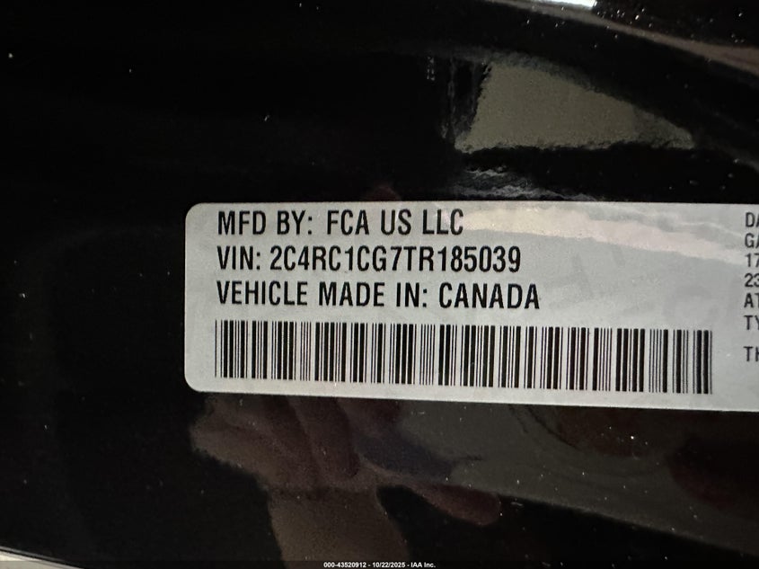2C4RC1CG7TR185039 2026 CHRYSLER VOYAGER photo no. 5