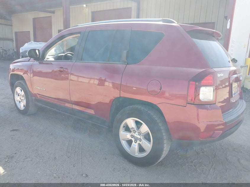 Vin: 1c4njcba0fd149097, lot: 44015928, jeep compass sport 20153
