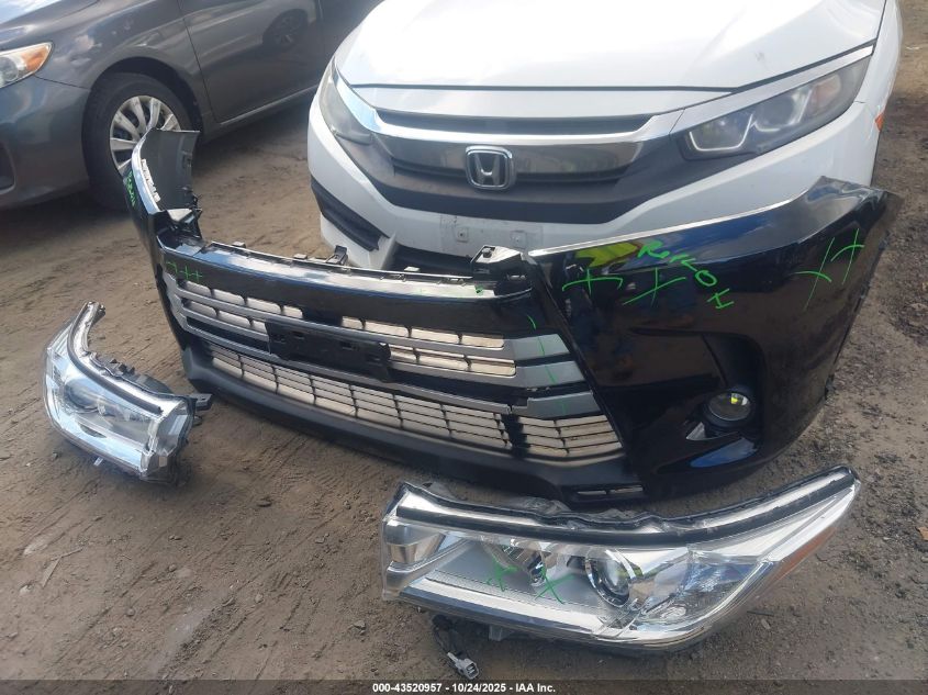 2018 TOYOTA HIGHLANDER XLE 5TDJZRFH3JS914155