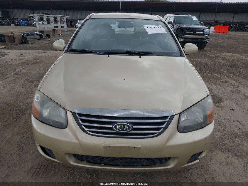 2009 Kia Spectra Ex VIN: KNAFE221095657231 Lot: 43521293
