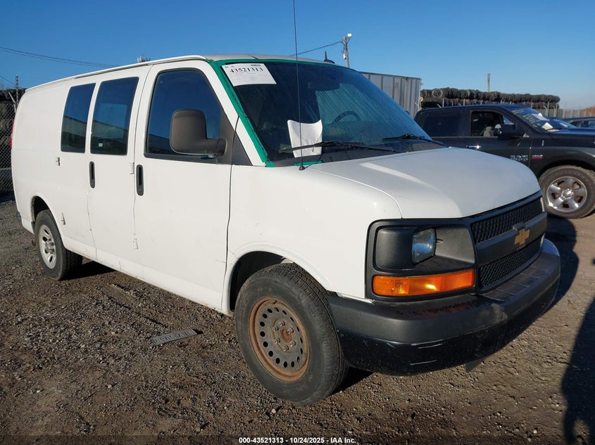 2014 CHEVROLET EXPRESS 1500 WORK VAN - 1GCSGAFX1E1109390