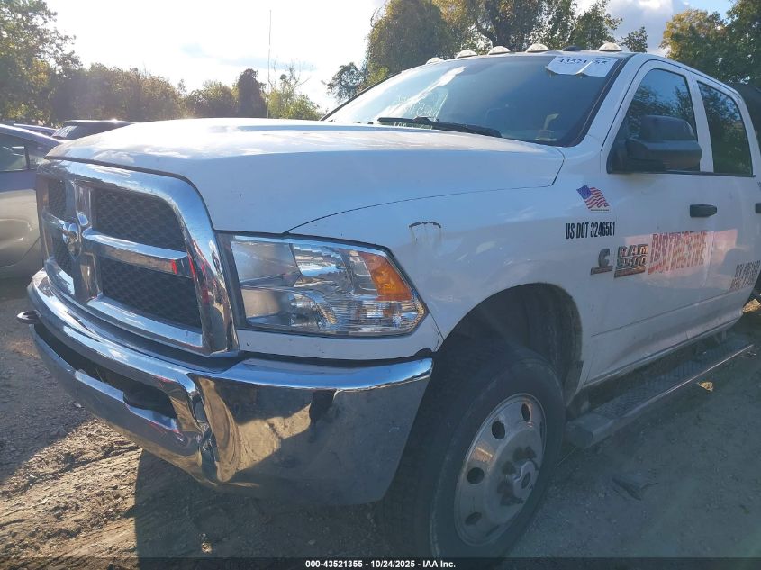 2018 Ram 3500 Tradesman 4X4 8' Box VIN: 3C63RRGL1JG392515 Lot: 43521355