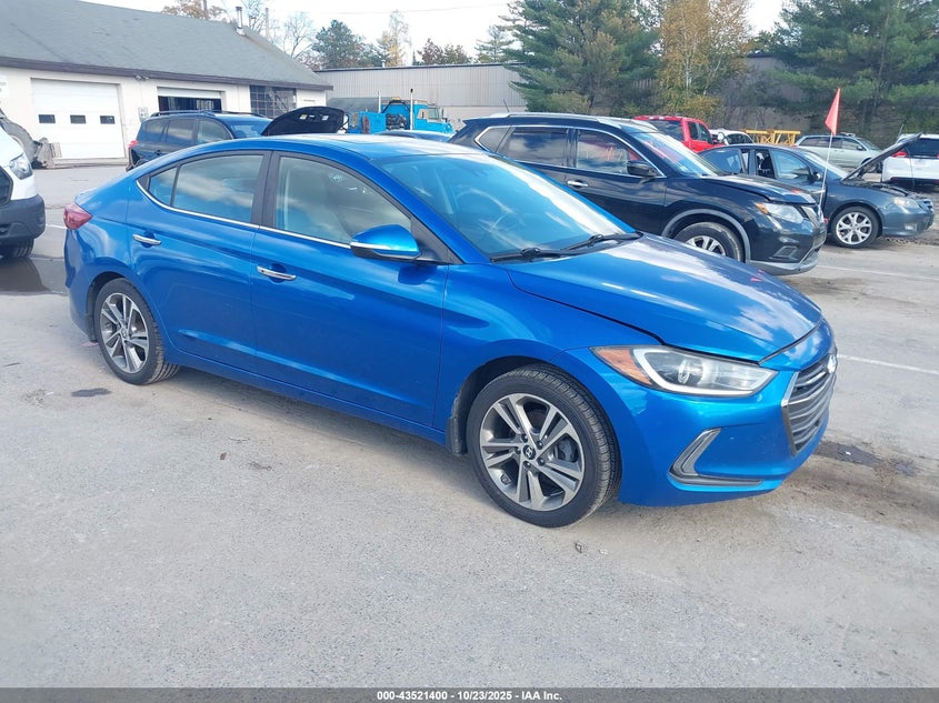 2017 HYUNDAI ELANTRA LIMITED - 5NPD84LF3HH178145