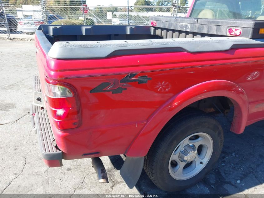 2002 Ford Ranger Edge VIN: 1FTYR11U62PB15096 Lot: 43521407