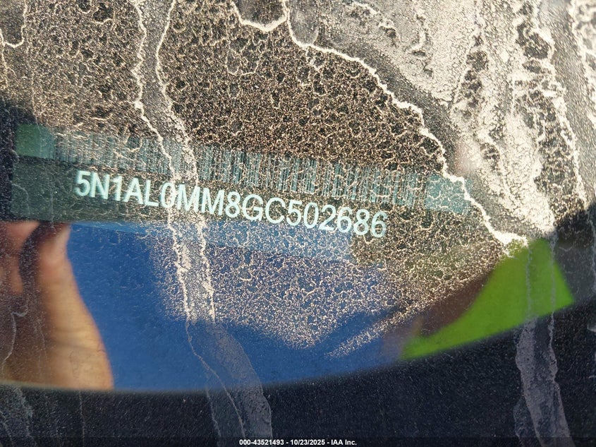 5N1AL0MM8GC502686 2016 INFINITI QX60 photo no. 9