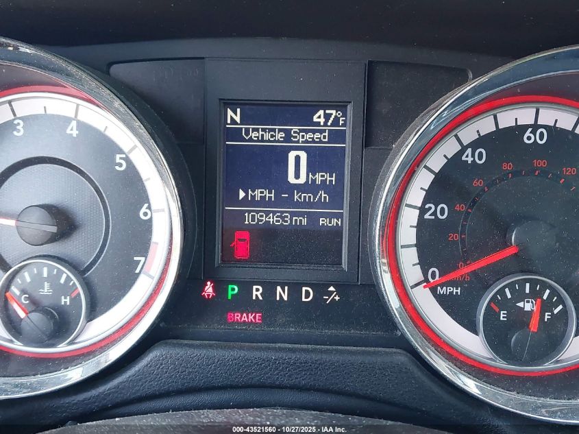 2012 Dodge Grand Caravan Crew VIN: 2C4RDGDG0CR108883 Lot: 43521560