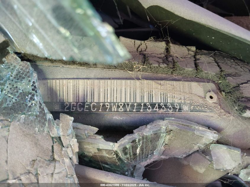 1997 Chevrolet C1500 Fleetside VIN: 2GCEC19W8V1134339 Lot: 43521596